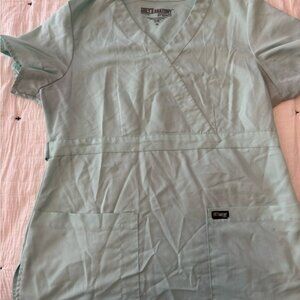 Grey's Anatomy Aqua Scrub Top
